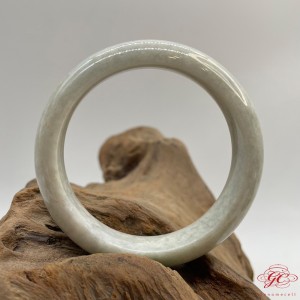 【肌容雪】天然緬甸A貨春彩翡翠特色手鐲 編號129 (鐲寬57.7mm #18.5號)