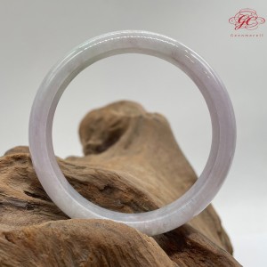 【肌容雪】天然緬甸A貨冰春彩撒金翡翠特色手鐲 編號158 (鐲寬56.8mm #18.5號)