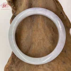 【肌容雪】天然緬甸A貨春彩翡翠手 鐲編號164 (鐲寬54.5mm #17.5號)