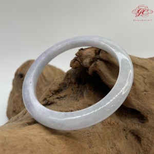 【肌容雪】天然緬甸A貨春彩翡翠手 鐲編號164 (鐲寬54.5mm #17.5號)