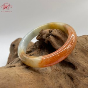 【肌容雪】天然緬甸A貨紅翡烏雞翡翠特色手鐲 編號168 (鐲寬59mm #19號)
