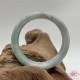 【肌容雪】天然緬甸A貨白底青翡翠手鐲 編號192 (鐲寬 57.4mm #18.5號)