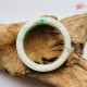【肌容雪】天然緬甸A貨陽綠烏雞美鐲翡翠特色手鐲 編號193 (鐲寬59.7mm #19.5號)