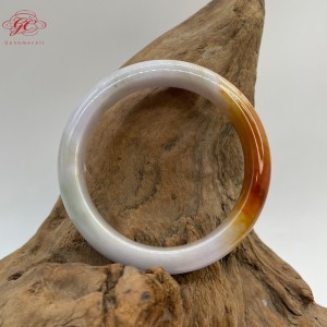 【肌容雪】天然緬甸A貨紅翡翠特色手鐲 編號199 (鐲寬57.9mm  #19號)
