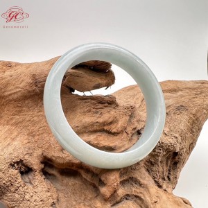 【肌容雪】天然緬甸A貨果綠滿圈翡翠手鐲 編號205(鐲寬54.8mm #17.5號)