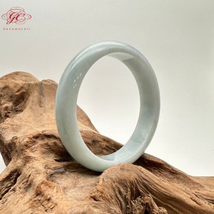 【肌容雪】天然緬甸A貨果綠滿圈翡翠手鐲 編號205(鐲寬54.8mm #17.5號)