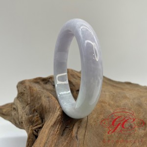 【肌容雪】天然緬甸春彩翡翠手鐲 編號221(鐲寬55.8mm #18號)