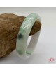【肌容雪】天然緬甸A貨白裡青貴妃翡翠手鐲 編號238 (鐲寬 57.2mm #18.5號 ) 【肌容雪】天然緬甸A貨白裡青貴妃翡翠手鐲 編號238 (鐲寬 57.2mm #18.5號 )