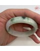 【肌容雪】天然緬甸A貨白裡青貴妃翡翠手鐲 編號238 (鐲寬 57.2mm #18.5號 ) 【肌容雪】天然緬甸A貨白裡青貴妃翡翠手鐲 編號238 (鐲寬 57.2mm #18.5號 )