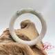 【肌容雪】天然緬甸A貨冰紫灑金翡翠手鐲 編號527(鐲寬54.6mm #17.5號)