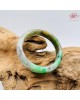【肌容雪】天然緬甸A貨皇家綠烏雞翡翠特色手鐲 編號593 (鐲寬 55.5mm #18號) 【肌容雪】天然緬甸A貨皇家綠烏雞翡翠特色手鐲 編號593 (鐲寬 55.5mm #18號)