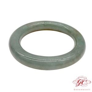 【肌容雪】緬甸天然A貨翡翠紅綠飄花翡翠手鐲  編號696 (鐲寬54.6mm #17.5號)