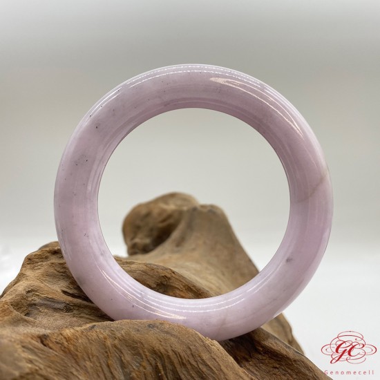 【肌容雪】緬甸天然A貨翡翠粉紫灑黑粉胖手鐲 編號783(鐲寬54.6mm #17號  )