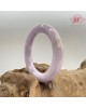 【肌容雪】緬甸天然A貨翡翠粉紫灑黑粉胖手鐲 編號783(鐲寬54.6mm #17號  )