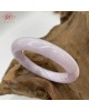 【肌容雪】緬甸天然A貨翡翠粉紫灑黑粉胖手鐲 編號783(鐲寬54.6mm #17號  )