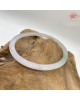 ★★★瑕疵品★★★【肌容雪】緬甸天然A貨翡翠冰春彩叮噹手鐲 編號785( 鐲寬56.8mm #18號 )