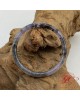 【肌容雪】緬甸天然A貨翡翠粉紫底墨染手鐲 編號836(鐲寬55.2mm #18號)