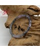 【肌容雪】緬甸天然A貨翡翠粉紫底墨染手鐲 編號836(鐲寬55.2mm #18號)