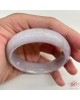 【肌容雪】天然緬甸A貨紫羅蘭翡翠寬版手鐲 編號846(鐲寬58.7mm #19號) 【肌容雪】天然緬甸A貨紫羅蘭翡翠寬版手鐲 編號846(鐲寬58.7mm #19號)