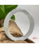 【肌容雪】緬甸天然A貨翡翠白月光翡翠手鐲  編號851(鐲寬55.2mm #18號)