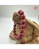 【肌容雪】赤願珠硃砂手串附收納錦盒 編號C01 【肌容雪】赤願珠硃砂手串附收納錦盒 編號C01
