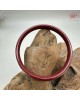 【肌容雪】靜蓮法環雕刻經文蓮花硃砂手鐲附收納盒 編號C07(鐲圍62.1mm#20號) 【肌容雪】靜蓮法環雕刻經文蓮花硃砂手鐲附收納盒 編號C07(鐲圍62.1mm#20號)