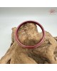 【肌容雪】靜蓮法環雕刻經文蓮花硃砂手鐲附收納盒 編號C08(鐲圍61.8mm#19.5號) 【肌容雪】靜蓮法環雕刻經文蓮花硃砂手鐲附收納盒 編號C08(鐲圍61.8mm#19.5號)