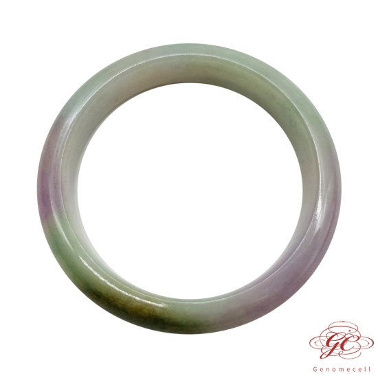 【肌容雪】天然緬甸粉春帶彩翡翠手鐲A貨 編號60 (鐲寬53.3mm #17號) 【肌容雪】天然緬甸粉春帶彩翡翠手鐲A貨 編號60 (鐲寬53.3mm #17號)