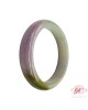 【肌容雪】天然緬甸粉春帶彩翡翠手鐲A貨 編號60 (鐲寬53.3mm #17號) 【肌容雪】天然緬甸粉春帶彩翡翠手鐲A貨 編號60 (鐲寬53.3mm #17號)