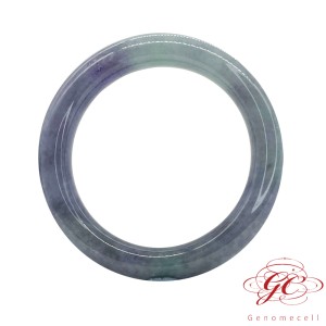 【肌容雪】天然緬甸A貨春彩翡翠特色手鐲 編號213(鐲寬55.2mm #18號)