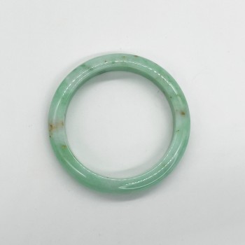 【肌容雪】天然緬甸A貨 滿綠撒金翡翠手鐲編號226(鐲寬57.9mm #19.5號)