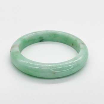【肌容雪】天然緬甸A貨 滿綠撒金翡翠手鐲編號226(鐲寬57.9mm #19.5號)