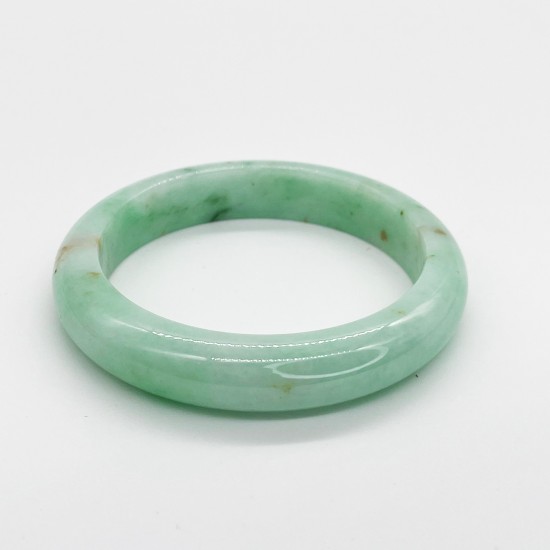 【肌容雪】天然緬甸A貨 滿綠撒金翡翠手鐲編號226(鐲寬57.9mm #19.5號) 【肌容雪】天然緬甸A貨 滿綠撒金翡翠手鐲編號226(鐲寬57.9mm #19.5號)