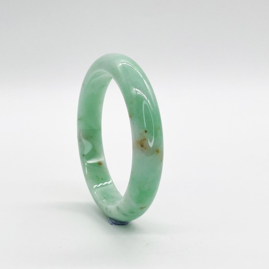 【肌容雪】天然緬甸A貨 滿綠撒金翡翠手鐲編號226(鐲寬57.9mm #19.5號) 【肌容雪】天然緬甸A貨 滿綠撒金翡翠手鐲編號226(鐲寬57.9mm #19.5號)
