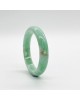 【肌容雪】天然緬甸A貨 滿綠撒金翡翠手鐲編號226(鐲寬57.9mm #19.5號) 【肌容雪】天然緬甸A貨 滿綠撒金翡翠手鐲編號226(鐲寬57.9mm #19.5號)