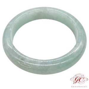 【肌容雪】天然緬甸冰芹翡翠手鐲A貨 編號239 (鐲寬57mm #18.5號)