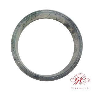 【肌容雪】緬甸天然A貨翡翠高冰烏雞公主鐲 編號412(鐲寬55.5mm #18號)