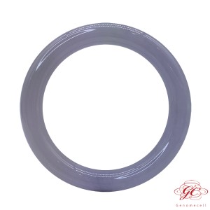 【肌容雪】緬甸天然A貨翡翠粉紫翡翠手鐲 編號583 (鐲寬54.3mm #17.5號)