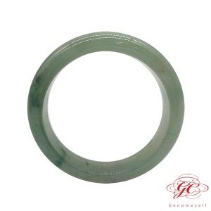 【肌容雪】緬甸天然A貨翡翠冰種飄花翡翠手鐲 編號680  (鐲寬55.0mm #18號)
