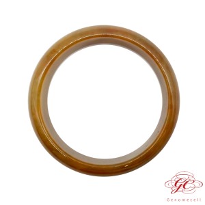 【肌容雪】緬甸天然A貨翡翠焦糖紅翡翠手鐲 編號686 (鐲寬57.8mm  #18.5號)