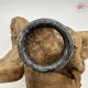 【肌容雪】天然緬甸翡翠手鐲A貨胖子烏雞 編號01(鐲寬 56.4mm #18號)