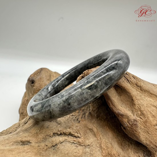 【肌容雪】天然緬甸翡翠手鐲A貨胖子烏雞 編號01(鐲寬 56.4mm #18號) 【肌容雪】天然緬甸翡翠手鐲A貨胖子烏雞 編號01(鐲寬 56.4mm #18號)