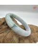 【肌容雪】天然緬甸A貨紫底飄花翡翠平安鐲 編號05(鐲圍57mm#18號) 【肌容雪】天然緬甸A貨紫底飄花翡翠平安鐲 編號05(鐲圍57mm#18號)