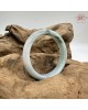 【肌容雪】天然緬甸A貨紫底飄花翡翠平安鐲 編號05(鐲圍57mm#18號) 【肌容雪】天然緬甸A貨紫底飄花翡翠平安鐲 編號05(鐲圍57mm#18號)