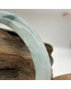 【肌容雪】天然緬甸A貨紫底飄花翡翠平安鐲 編號05(鐲圍57mm#18號) 【肌容雪】天然緬甸A貨紫底飄花翡翠平安鐲 編號05(鐲圍57mm#18號)