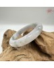 【肌容雪】天然緬甸A貨冰飄花翡翠平安鐲 編號07(鐲圍58.3mm#18.5號) 【肌容雪】天然緬甸A貨冰飄花翡翠平安鐲 編號07(鐲圍58.3mm#18.5號)