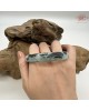 【肌容雪】天然緬甸A貨飄花翡翠平安鐲 編號10(鐲圍57.9mm#18號) 【肌容雪】天然緬甸A貨飄花翡翠平安鐲 編號10(鐲圍57.9mm#18號)