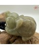 【肌容雪】天然緬甸A貨祥獸造型翡翠吊飾 編號11