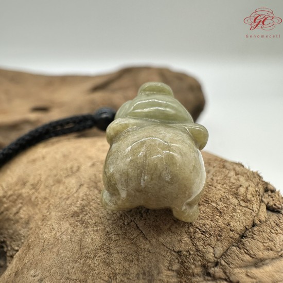 【肌容雪】天然緬甸A貨祥獸造型翡翠吊飾 編號11