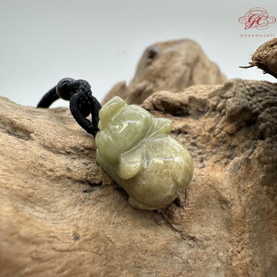 【肌容雪】天然緬甸A貨祥獸造型翡翠吊飾 編號11